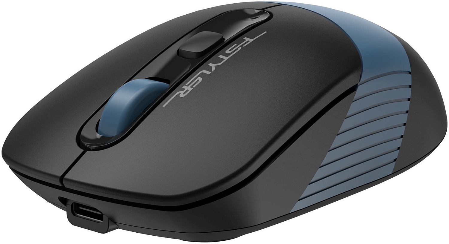 Мышь A4Tech Fstyler FG10CS Air черный/синий оптическая (2000dpi) silent беспроводная USB для ноутбука (4but) Мышь A4Tech Fstyler FG10CS Air черный/синий оптическая (2000dpi) silent беспроводная USB для ноутбука (4but)