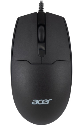 Мышь Acer OMW126 черный оптическая (1000dpi) USB (2but)