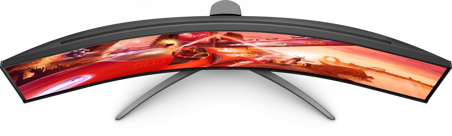 Монитор AOC 48.8" Gaming AG493QCX черный VA LED 1ms 32:9 HDMI M/M матовая HAS Piv 400cd 178гр/178гр 3840x1080 144Hz FreeSync Premium DP WF USB 14.4кг