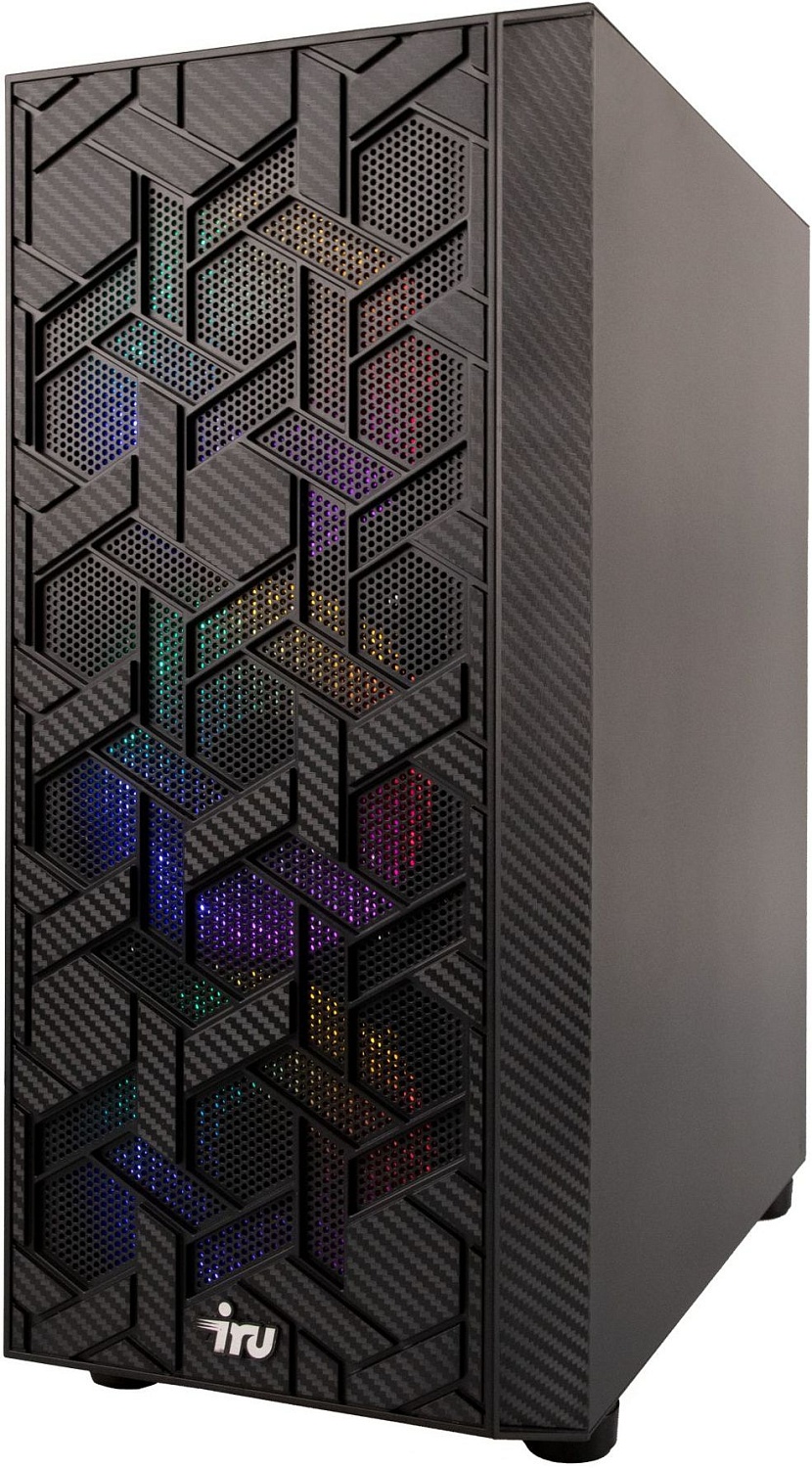 ПК IRU Game 717 TWR i7 10700F (2.9) 32Gb 1Tb 7.2k SSD500Gb RTX3080 8Gb Free DOS GbitEth 750W черный (1471594)