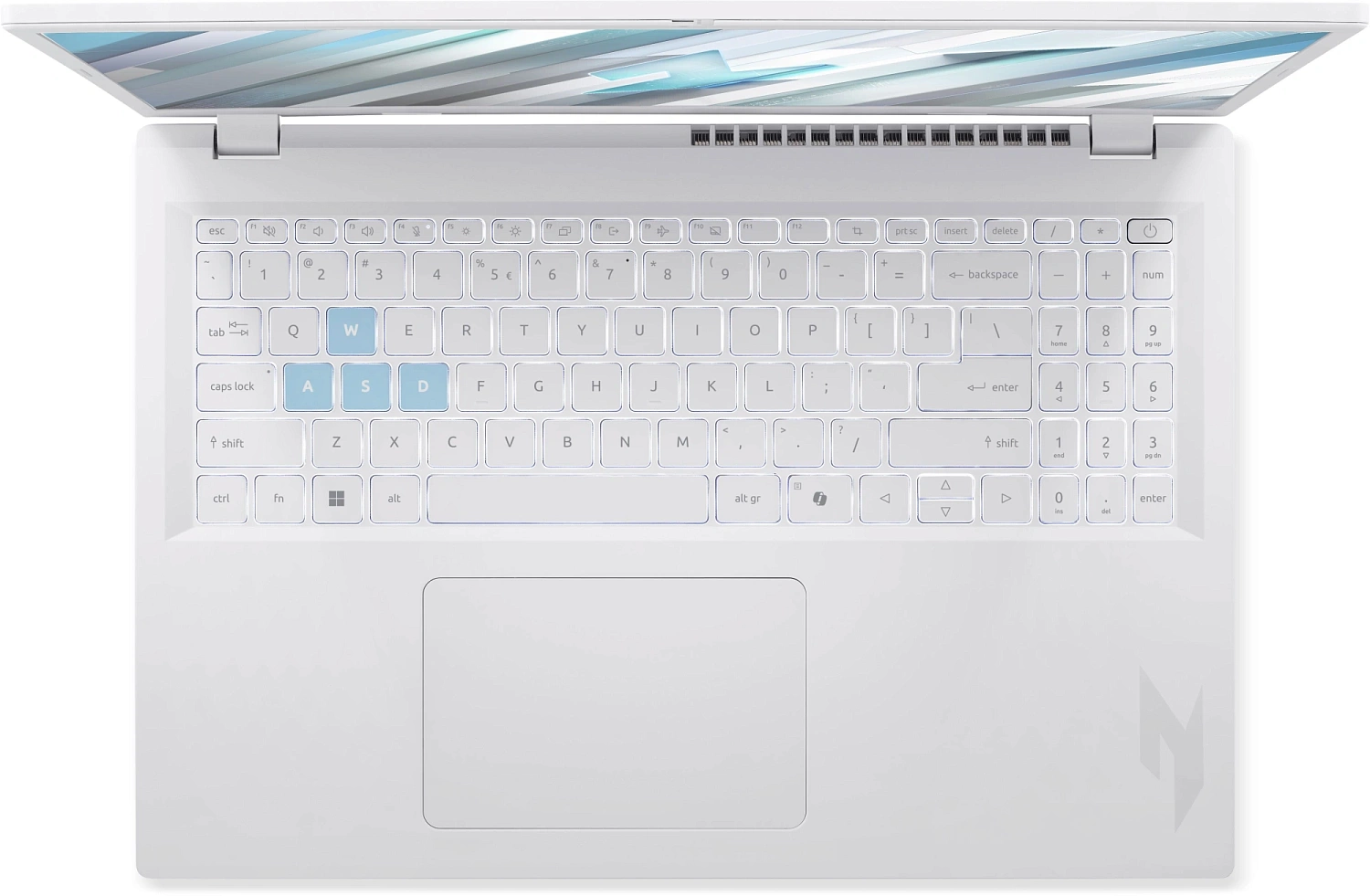 Ноутбук Acer Nitro Lite 16 NL16-71G-52JH Intel Core 5 210H/16Gb/SSD512Gb/RTX3050 6Gb/16"/IPS/WUXGA/1920x1200/180Hz/NoOS/White (NH.D61CD.003)