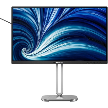 Монитор 23.8" PHILIPS 24B2N4200 Black (IPS, 1920x1080, 120Hz, 4 ms, 178°/178°, 300 cd/m, 1500:1, +HDMI 1.4, +DisplayPort, +4xUSB 3.2, +MM)