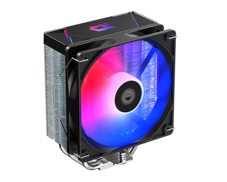 Кулер для процессора ID-COOLING BLITZ X4 LGA1700/1200/115X/AM5/AM4 (16шт/кор, TDP 180W, PWM, 4 тепл.трубки прямого контакта, FAN 120mm, Dynamic Multi-Color LED) RET