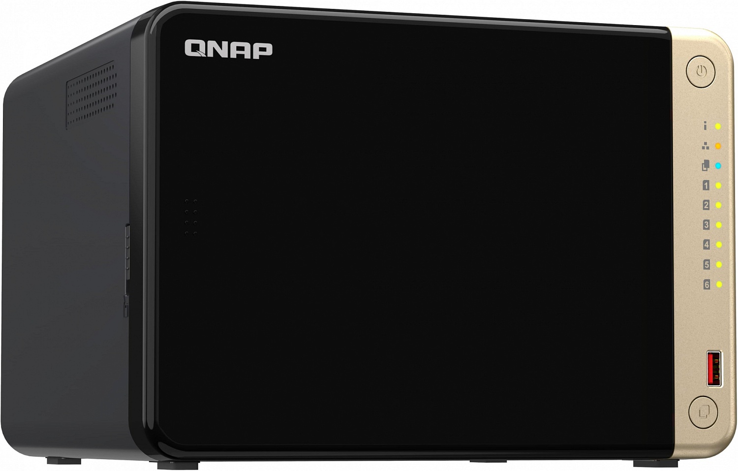 Сетевое хранилище NAS Qnap Original TS-664-4G 6-bay настольный Celeron N5095