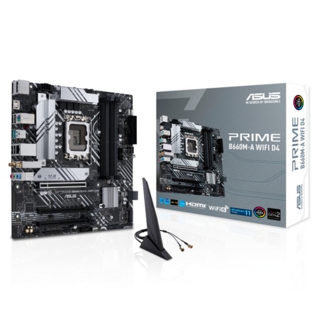 PRIME B660M-A WIFI D4 /LGA1700,B660,USB3.2 GEN 2,AX201,MB (90MB1AE0-M1EAY0) /LGA1700,B660,USB3.2 GEN 2,AX201,MB (90MB1AE0-M1EAY0)