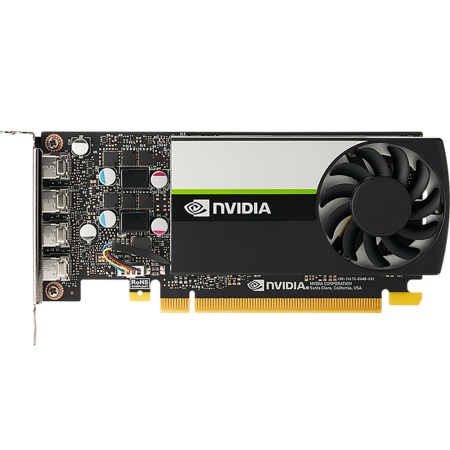 Nvidia T1000 4G - BOX, brand new original with individual package, - include ATX and LT brackets (900-5G172-2550-000) (023076) {8}