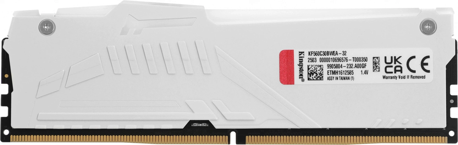 Память DDR5 32GB 6000MHz Kingston KF560C30BWEA-32 Fury Beast RGB RTL Gaming PC5-48000 CL30 DIMM 288-pin 1.4В kit single rank с радиатором Ret