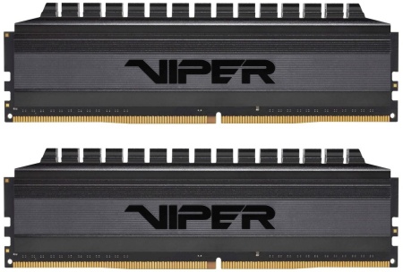 Память DDR4 2x8Gb 3600MHz Patriot PVB416G360C8K Viper 4 Blackout RTL Gaming PC4-28800 CL18 DIMM 288-pin 1.35В с радиатором Ret