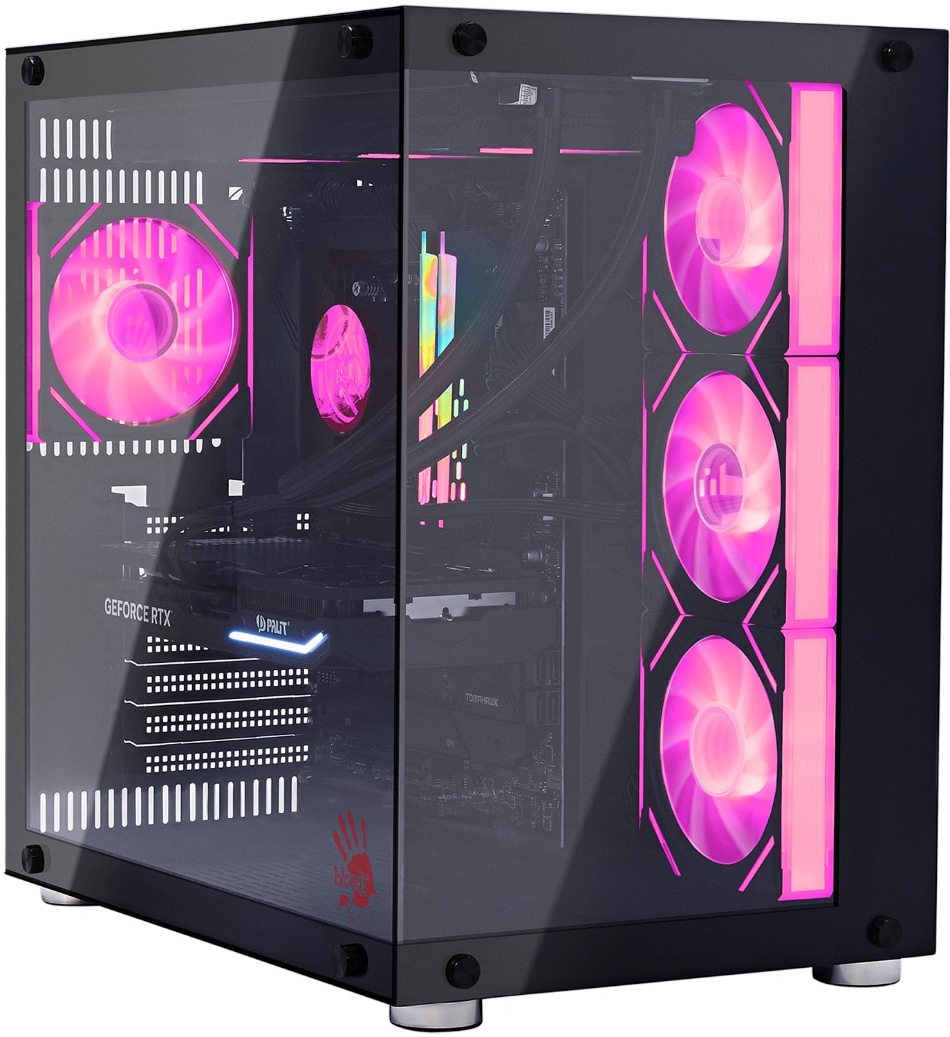 ПК Bloody BD-PC CZ79C3 MT i7 14700KF (3.4) 64Gb SSD1Tb RTX5070Ti 16Gb Windows 11 Home 64 GbitEth 850W черный (RUS) (2129080)