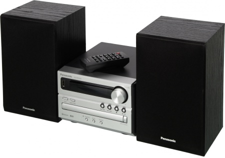 Микросистема Panasonic SC-PM250EC-S серебристый 20Вт CD CDRW FM USB BT