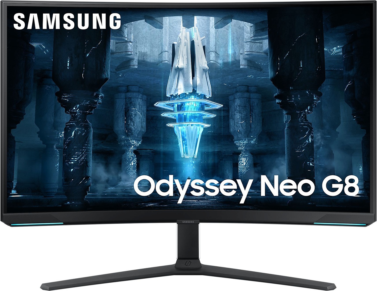 Монитор Samsung 32" Odyssey Neo G8 S32BG852NI черный VA LED 16:9 HDMI полуматовая HAS Piv 350cd 178гр/178гр 3840x2160 240Hz FreeSync Premium Pro DP 4K USB 7кг