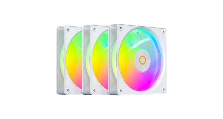 Вентилятор для корпуса Ocypus Gamma F12 Elite WH ARGB REVERSE BLADE 3 IN 1, 120x120x25mm, 4-PIN PWM, 600-1800 RPM, 26 DBA MAX, HYDRO BEARING
