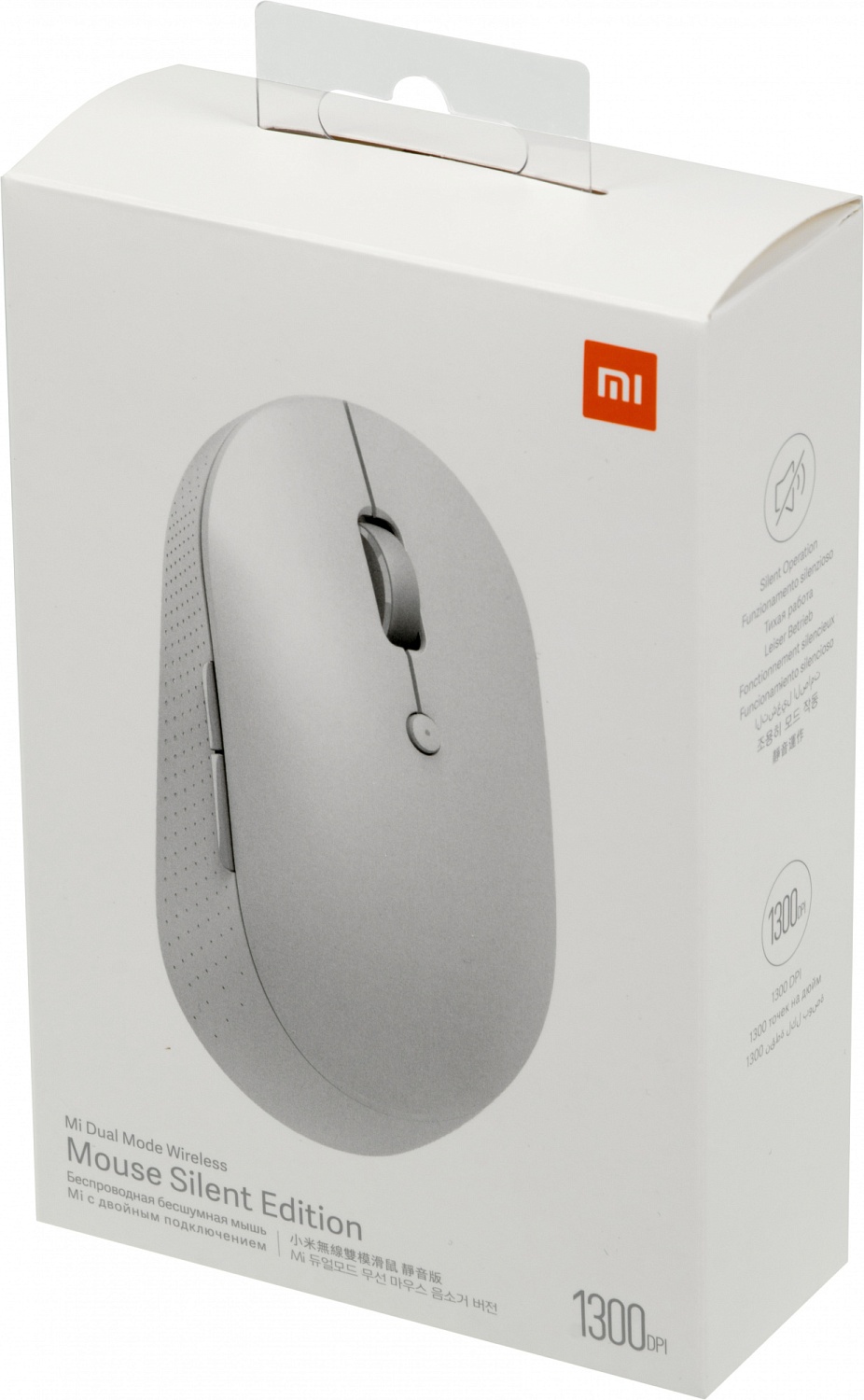 Мышь Xiaomi Mi Dual Mode Silent Edition белый оптическая (1300dpi) беспроводная BT для ноутбука (5but) Мышь Xiaomi Mi Dual Mode Silent Edition белый оптическая (1300dpi) беспроводная BT для ноутбука (5but)