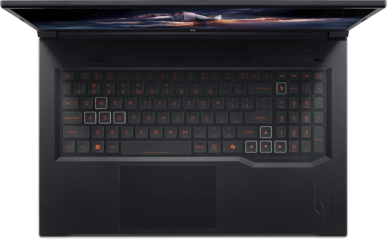 Ноутбук Acer Nitro V 17 AI ANV17-41-R6SG Ryzen 5 240 16Gb SSD512Gb NVIDIA GeForce RTX 5060 8Gb 17.3" IPS FHD (1920x1080) без ОС black WiFi BT Cam (NH.QYVCD.00A)