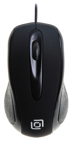 Мышь Оклик 295M черный оптическая 1600dpi USB 3but (412847)
