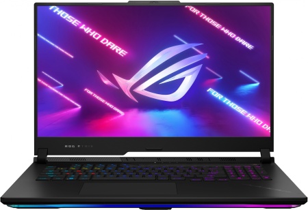 Ноутбук Asus ROG Strix Scar 17 G733PYV-LL064 Ryzen 9 7945HX 32Gb SSD1Tb NVIDIA GeForce RTX4090 16Gb 17.3" IPS WQHD (2560x1440) noOS black WiFi BT Cam (90NR0DB4-M005K0)