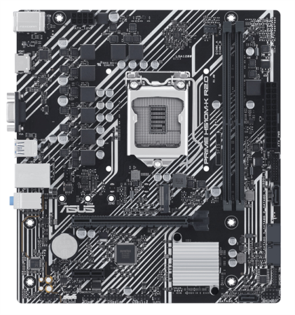 Материнская плата Asus PRIME H510M-K R2.0 Soc-1200 Intel H470 2xDDR4 mATX AC`97 8ch(7.1) GbLAN+VGA+HDMI