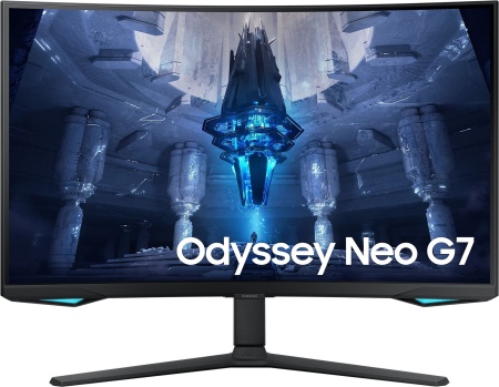 Монитор Samsung 32" Odyssey Neo G7 S32BG752NI черный VA LED 16:9 HDMI полуматовая HAS Piv 350cd 178гр/178гр 3840x2160 165Hz FreeSync Premium Pro DP 4K USB 6.7кг