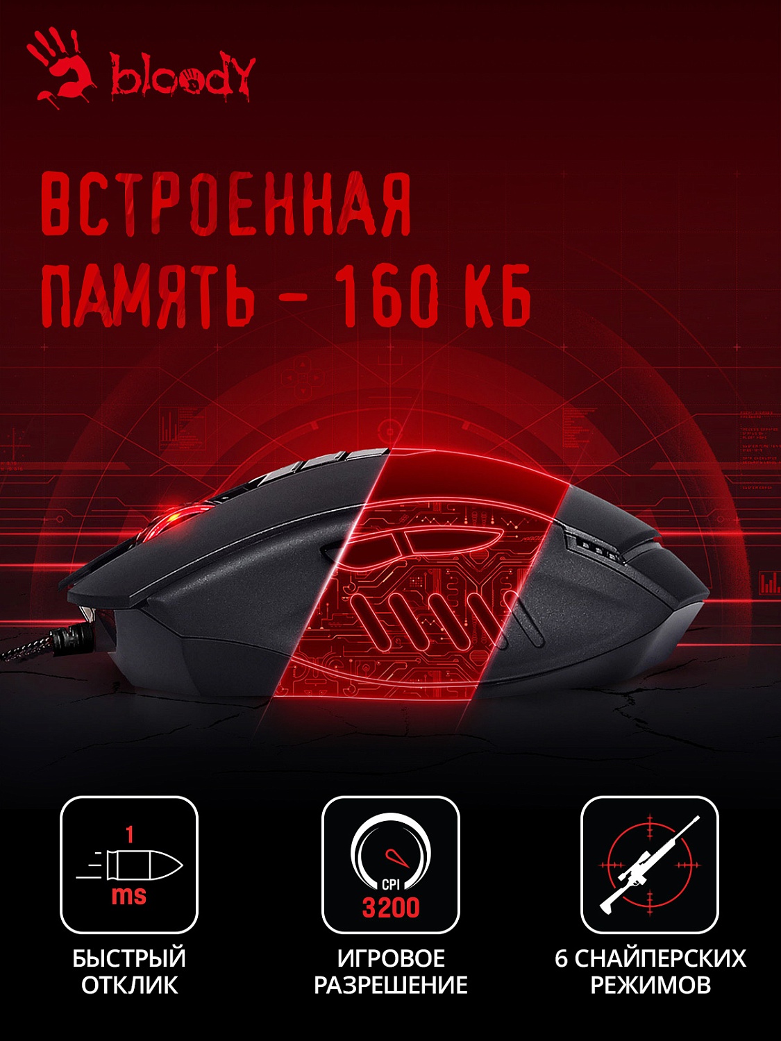 Мышь A4Tech Bloody V8 черный оптическая (3200dpi) USB3.0 (8but) Мышь A4Tech Bloody V8 черный оптическая (3200dpi) USB3.0 (8but)