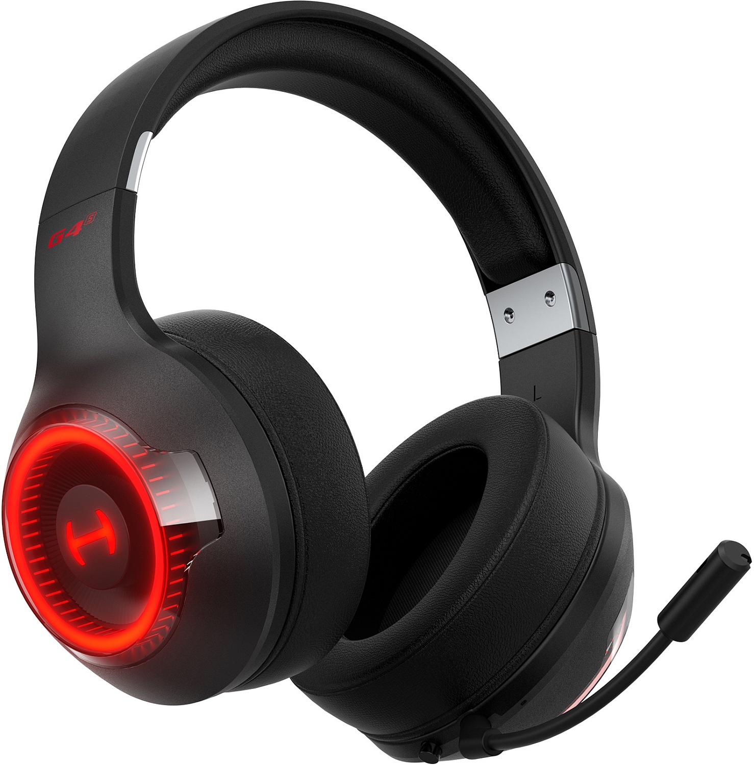 Наушники с микрофоном Edifier G4 S черный 1.3м мониторные BT оголовье