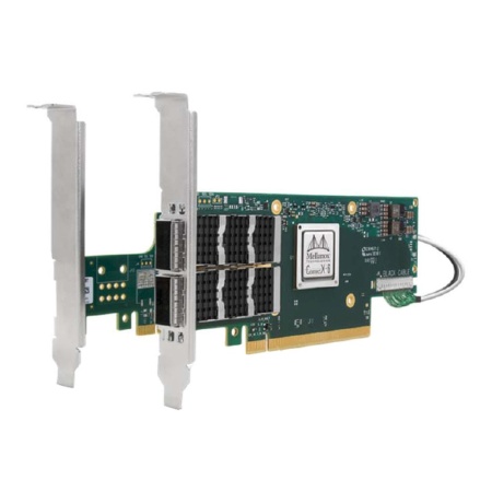 MCX614106A-VCAT ConnectX®-6 EN adapter card kit, 200GbE, dual-port QSFP56, Socket Direct 2x PCIe3.0 x16, tall brackets DEMO (480917) {5}