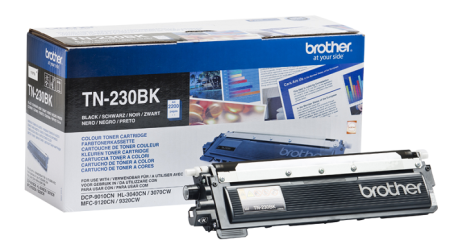 Brother TN-230BK Тонер-картридж для HL-3040CN/DCP-9010CN/MFC-9120CN чёрный (2200 стр.)