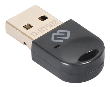 Адаптер USB Digma D-BT502 BT5.0+EDR class 1.5 20м черный