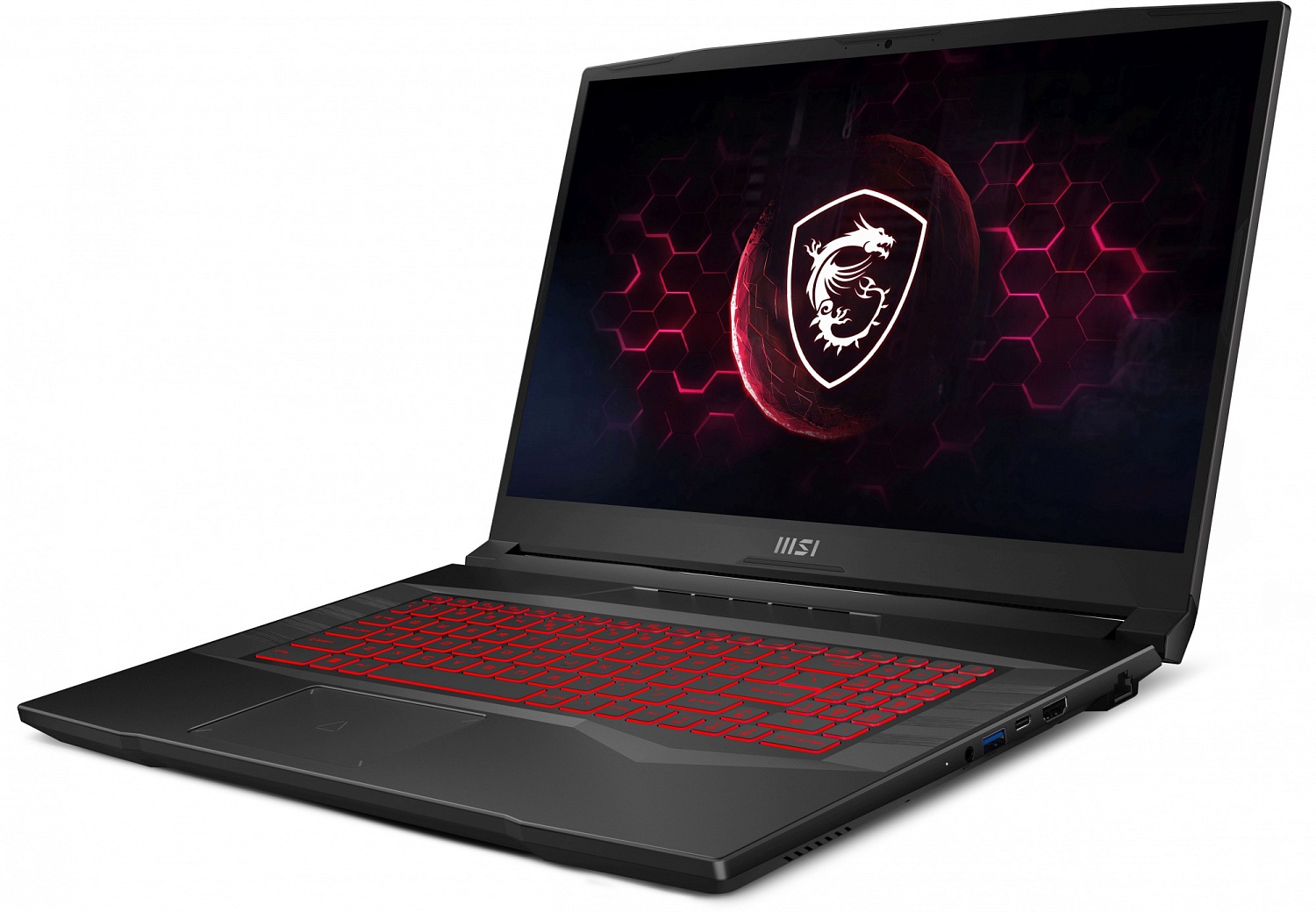 Ноутбук MSI Pulse GL76 12UDK-280RU Core i7 12700H 16Gb SSD512Gb NVIDIA GeForce RTX 3050 Ti 4Gb 17.3" IPS FHD (1920x1080) Windows 11 Home grey WiFi BT Cam (9S7-17L414-280)