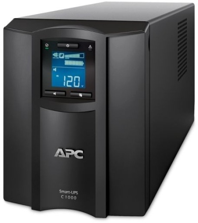 Источник бесперебойного питания APC Smart-UPS SMC1000IС 600Вт 1000ВА черный