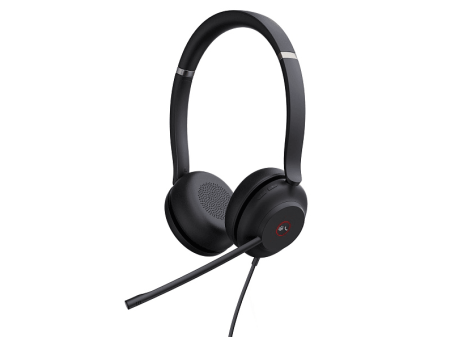 Гарнитура YEALINK UH37 Dual UC Дуо, Проводная, HD звук, шумоподавление, LED-индикатор, USB