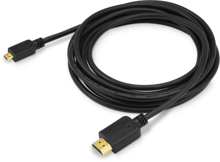 Кабель аудио-видео Buro HDMI 1.4 HDMI (m)/Micro HDMI (m) 3м. черный (MICROHDMI-3M)