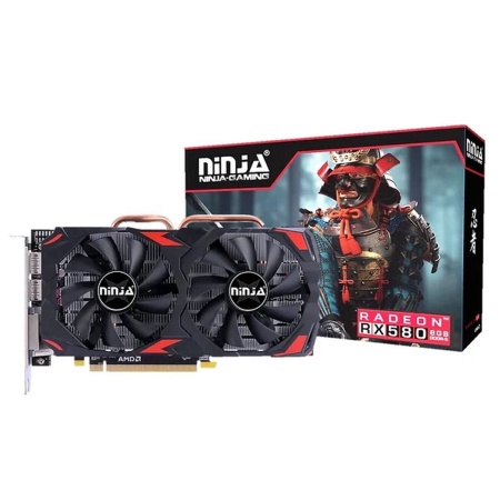 Видеокарта Ninja (Sinotex) RX580 4GB GDDR5 256-bit HDMI DPx2 2FAN RTL