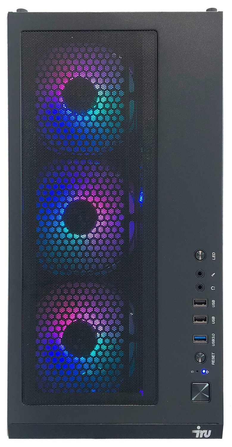 ПК IRU Game 710Z5GP TWR i7 11700F (2.5) 32Gb SSD1Tb RTX3060Ti 8Gb Windows 10 Professional 64 GbitEth 700W черный (1645212)