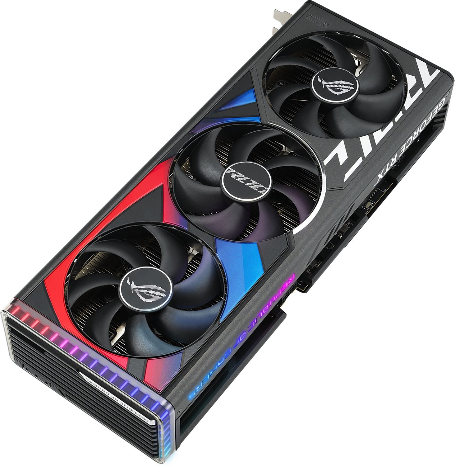 Видеокарта Asus PCI-E 4.0 ROG-STRIX-RTX4080S-O16G-GAMING NVIDIA GeForce RTX 4080 Super 16Gb 256bit GDDR6X 2640/23000 HDMIx2 DPx3 HDCP Ret
