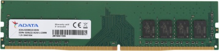 Память DDR4 8Gb 3200MHz A-Data AD4U32008G22-BGN OEM PC4-25600 CL22 DIMM 288-pin 1.2В single rank OEM