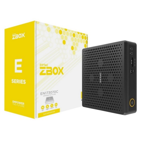 ZBOX-EN173070C-BE Barebone, NVIDIA RTX3070 Laptop, Intel i7-11800H, 2x DDR4 SODIMM slots, M.2 SSD "SLOT, 2.5" SATAIII BAY, WIFI, BT, 2.5G LAN, GLAN, 2x DP, 2x HDMI, EU+UK PLUG"