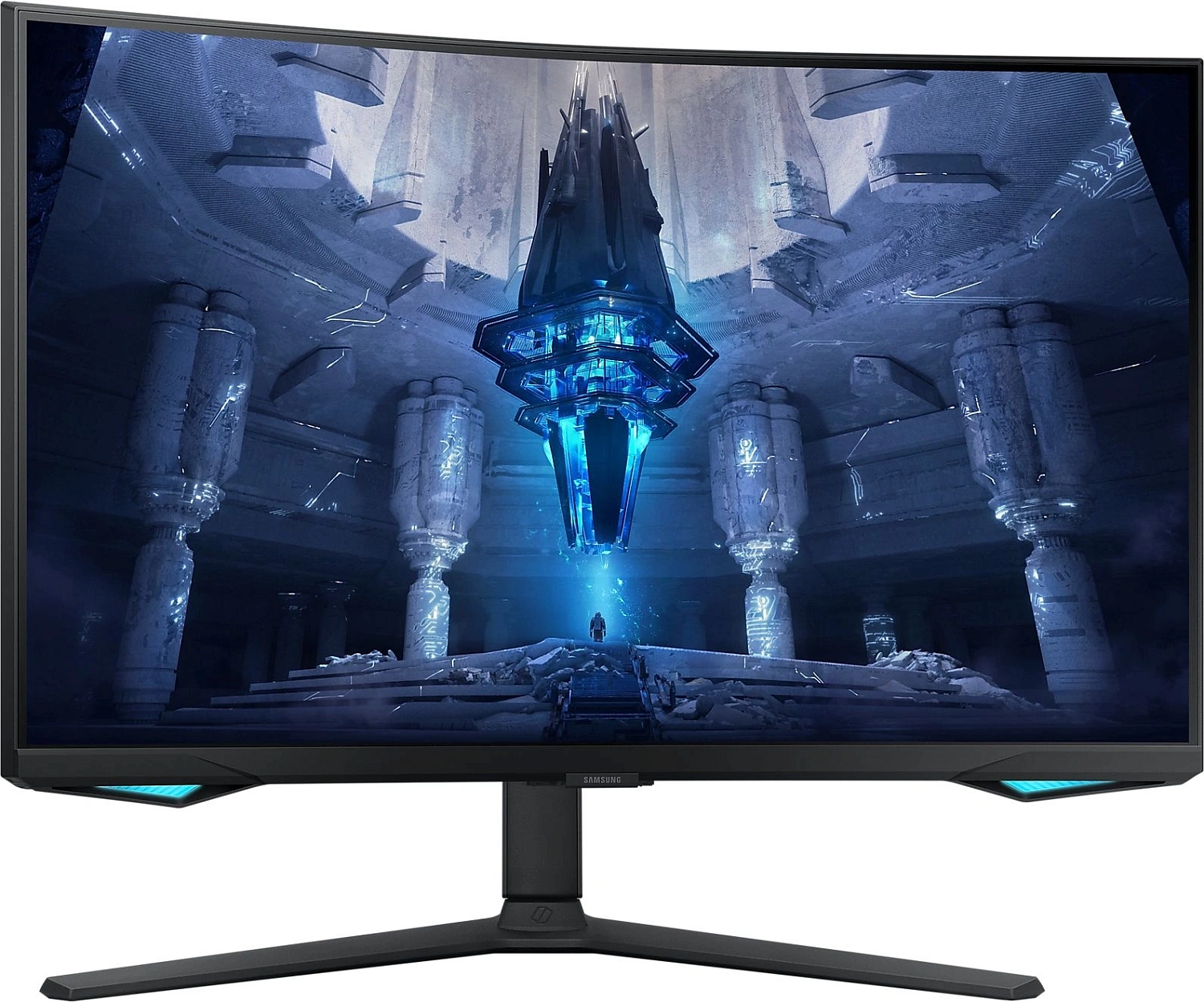Монитор Samsung 32" Odyssey Neo G7 S32BG752NI черный VA LED 16:9 HDMI полуматовая HAS Piv 350cd 178гр/178гр 3840x2160 165Hz FreeSync Premium Pro DP 4K USB 6.7кг