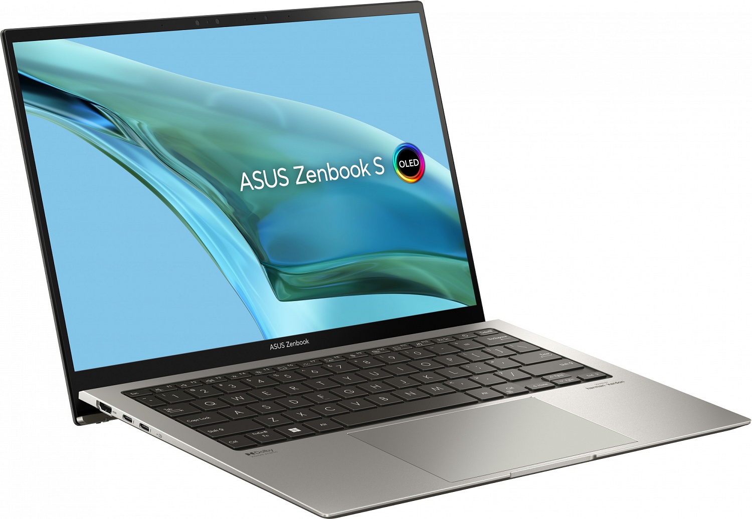 Ноутбук Asus Zenbook S UX5304VA-NQ356W Core i5 1335U 16Gb SSD512Gb Intel Iris Xe graphics 13.3" OLED 2.8K (2880x1800) Windows 11 Home grey WiFi BT Cam Bag (90NB0Z92-M00MP0)