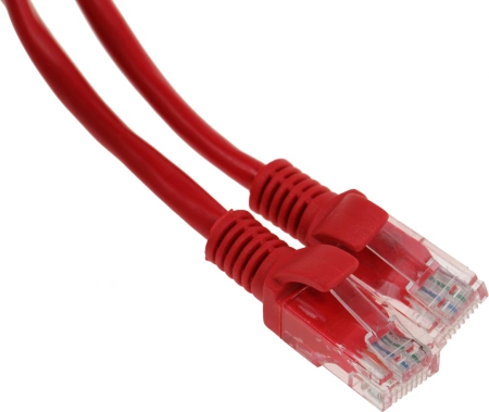 Патч-корд Premier PP12-1M/R 1000Гбит/с UTP 4 пары cat5E CCA molded 1м красный RJ-45 (m)-RJ-45 (m)