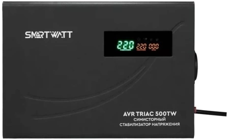 Стабилизатор напряжения Smartwatt AVR Triac 500TW 500ВА черный