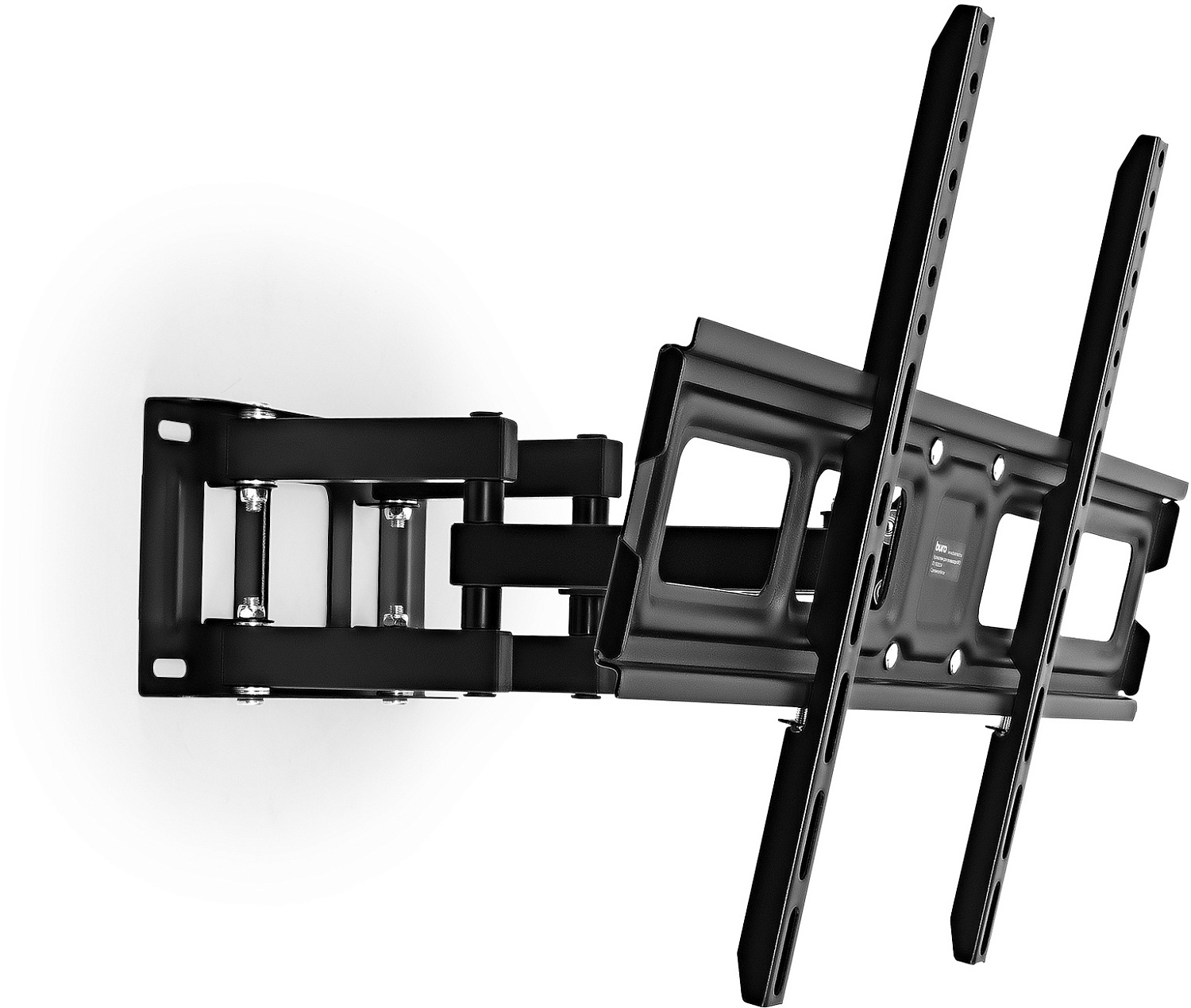 Кронштейн для телевизора Buro MF3 черный 32"-70" макс.40кг настенный поворотно-выдвижной и наклонный
