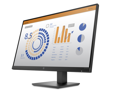 Монитор HP P27q G4 27 Monitor 2560x1440 QHD, IPS, 16:9, 250 cd/m2, 1000:1, 5ms, 178°/178°, HDMI, VGA, Plug-and-Play, height, Black