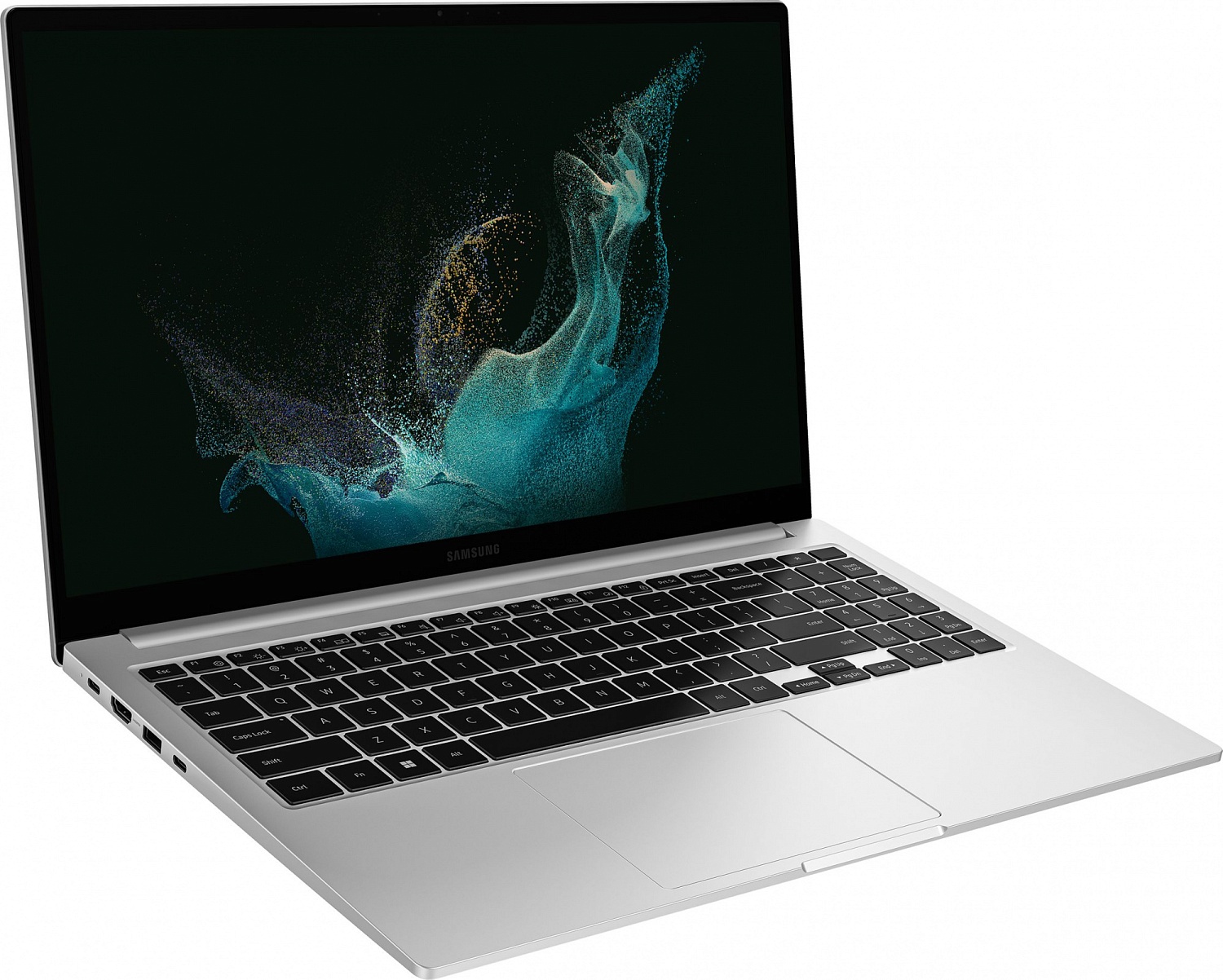 Ноутбук Samsung Galaxy Book 2 NP750 Core i5 1235U 16Gb SSD512Gb Intel UHD Graphics 15.6" IPS FHD (1920x1080) Windows 11 Professional silver WiFi BT Cam (NP750XED-KC8IT)