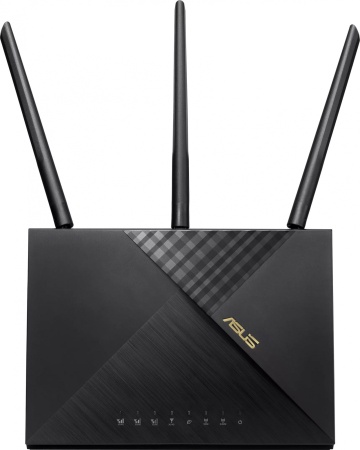 Роутер беспроводной Asus 4G-AX56 AX1800 10/100/1000BASE-TX/4G cat.6 черный