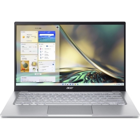 Ноутбук Acer ACER SF314-512/i3-1220P/8GB DDR4/NVMe SSD 256GB/14"/Iris Xe/IPS/FHD/Free DOS/Pure Silve /i3-1220P/8GB DDR4/NVMe SSD 256GB/14"/Iris Xe/IPS/FHD/Free DOS/Pure Silver (NX.K0EER.004)