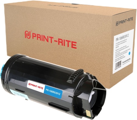 Картридж лазерный Print-Rite TFX743CPRJ PR-106R03912 106R03912 голубой (10100стр.) для Xerox VersaLink C600/605