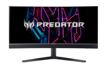 Монитор Acer Predator X34Vbmiiphuzx 34" OLED 3440x1440 175 Hz 1000cd/m2 0,03ms 2xHDMI(2.0) + 1xDP + 1xType-C(PD65W) + USB3.2 (2Up2Down) + Audio out+Speaker 5Wx2 120 H.Adj