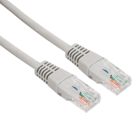 Патч-корд Rexant 18-8007 UTP RJ-45 вил.-вилка RJ-45 кат.5E 5м серый LSZH (уп.:1шт)