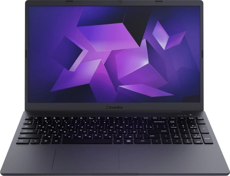 Ноутбук Kvadra Nau LE15T Core i3 1215U 8Gb SSD256Gb Intel UHD Graphics 15.6" IPS FHD (1920x1080) noOS dk.grey WiFi BT Cam (Y22L02P01101R_329EB4)