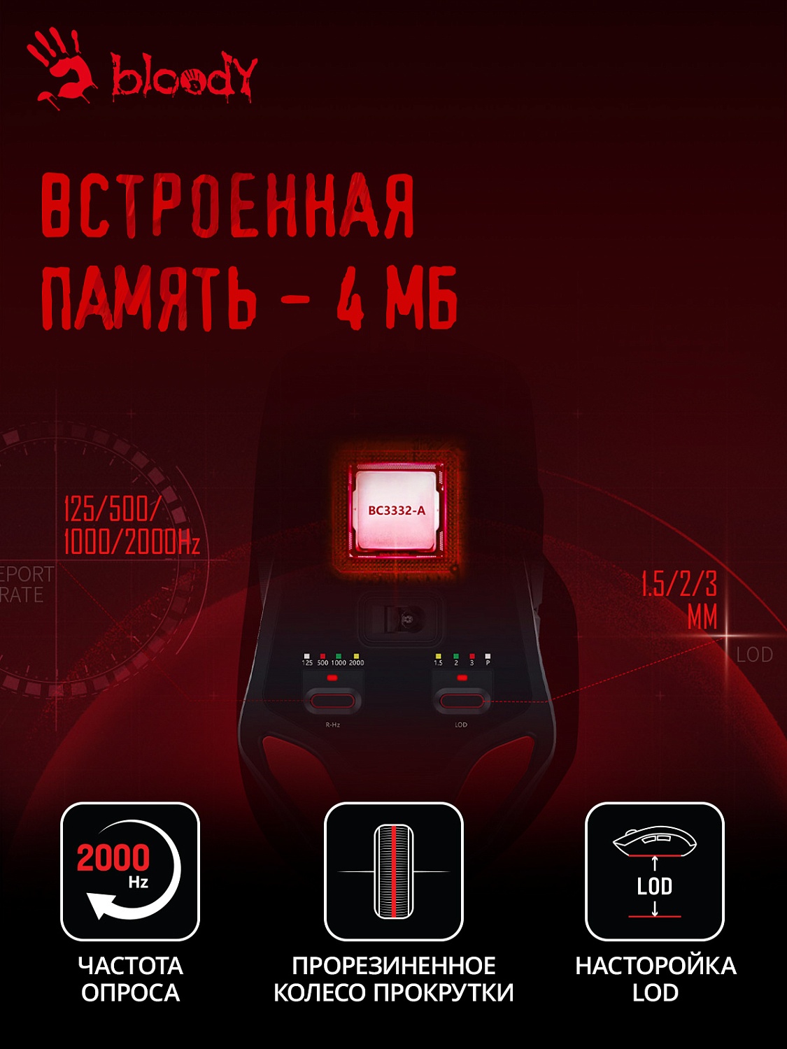 Мышь A4Tech Bloody W70 Max белый/черный оптическая (10000dpi) USB (10but) Мышь A4Tech Bloody W70 Max белый/черный оптическая (10000dpi) USB (10but)
